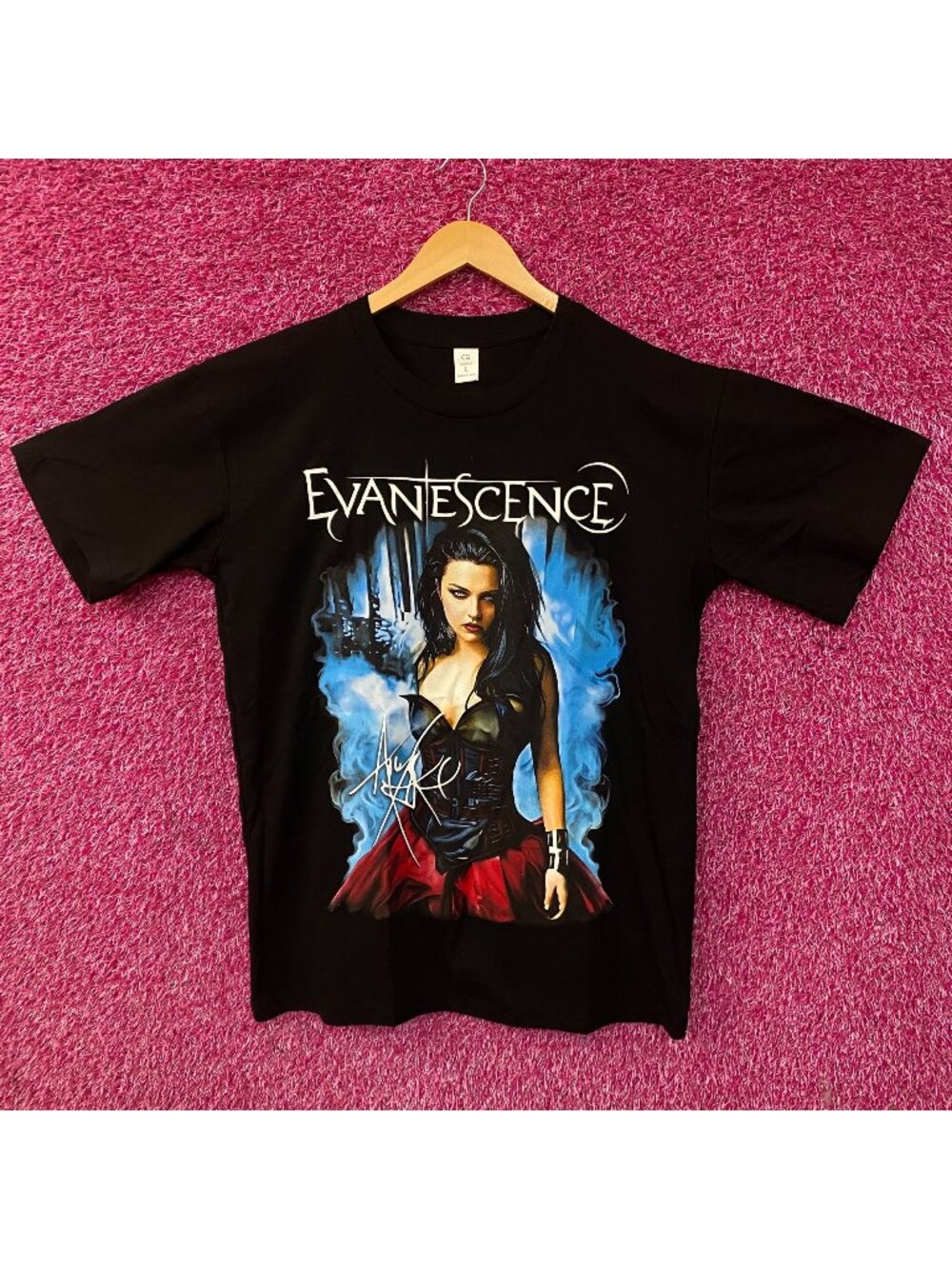 Evanescence Amy Lee Gothic Rock Band T-Shirt Large